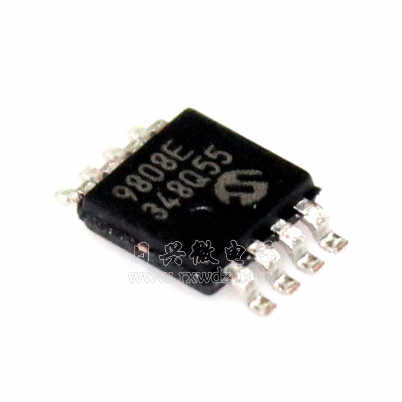 进口|MCP9808-E/MS MSOP8 9808E T 数字温度传感器MCP9808T-E/MS